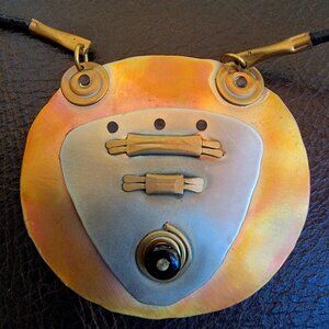 Handmade Mixed Metals Necklace made by Whitney Design